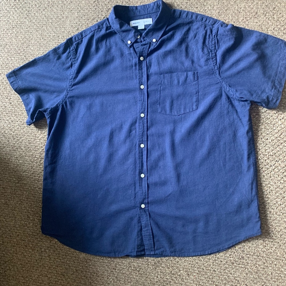 Old Navy Relaxed Fit Navy Buttondown